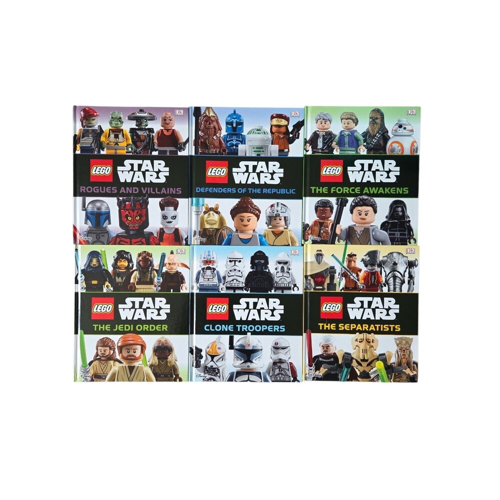 LEGO Star Wars DK Hardcover Books – Set of 6